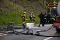 VU Gefahrgut LKW umgestuerzt A 4 Rich Koeln Hoehe AS Gummersbach P381